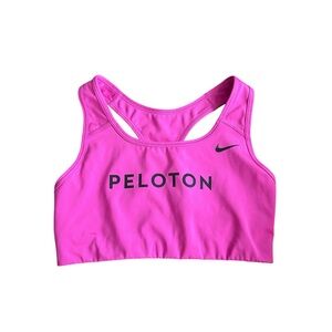 Nike Dri-Fit Peloton Hot Pink and Black Sports Bra Women’s Size Medium